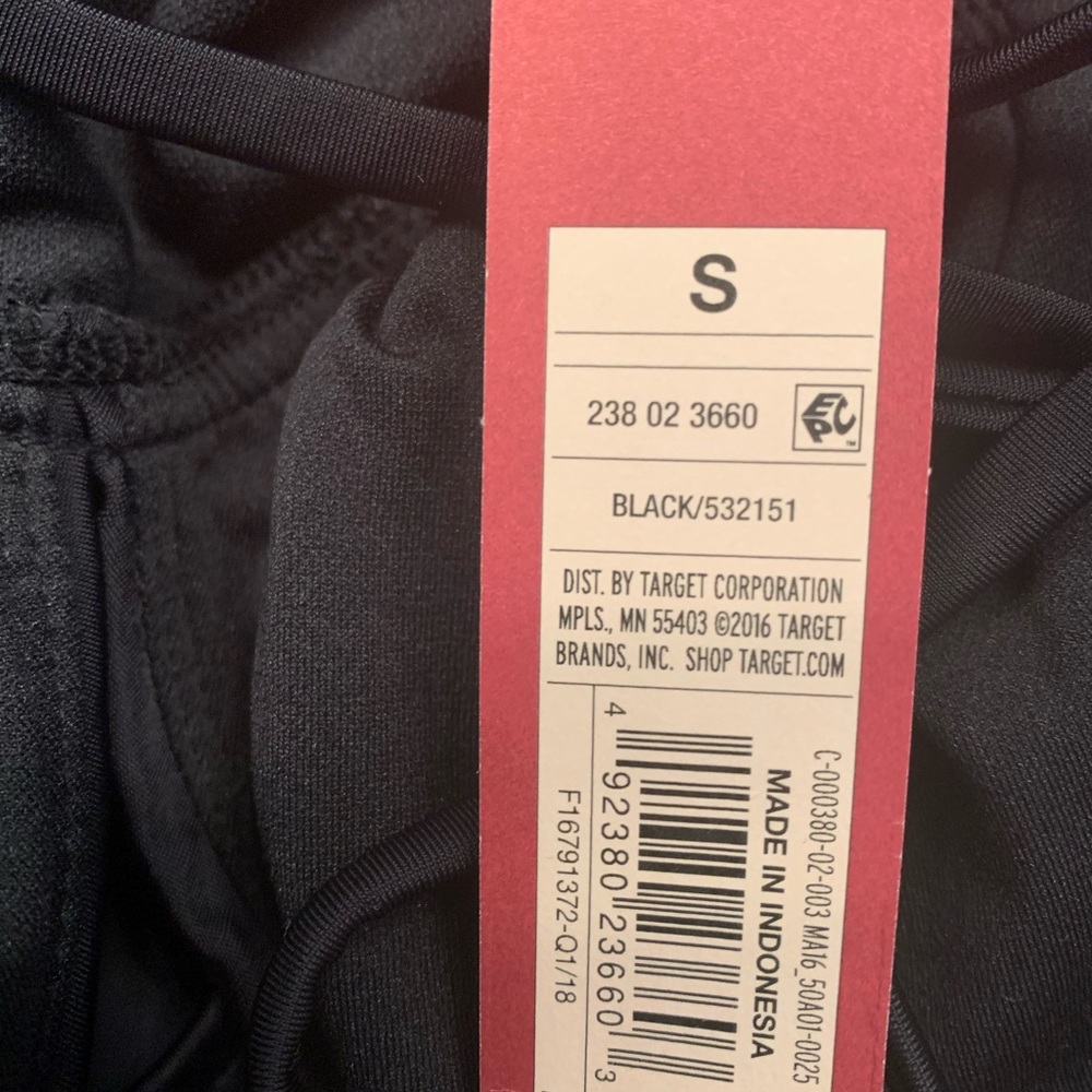 🆕 NWT Last One - Merona Strappy Black Slimming Swimsuit Sz. Small - Picture 4 of 8